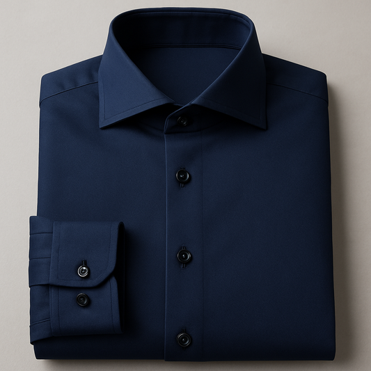 Elegantes Hemd mit klassischem Windsor-Kragen Slim